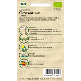 Gartenkresse Cresso, BIO