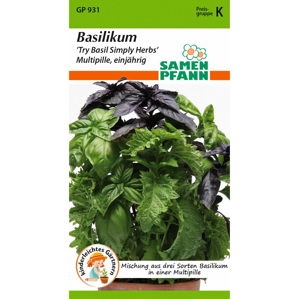 Basilikum Try Basil Simply Herbs Multipille 3 99